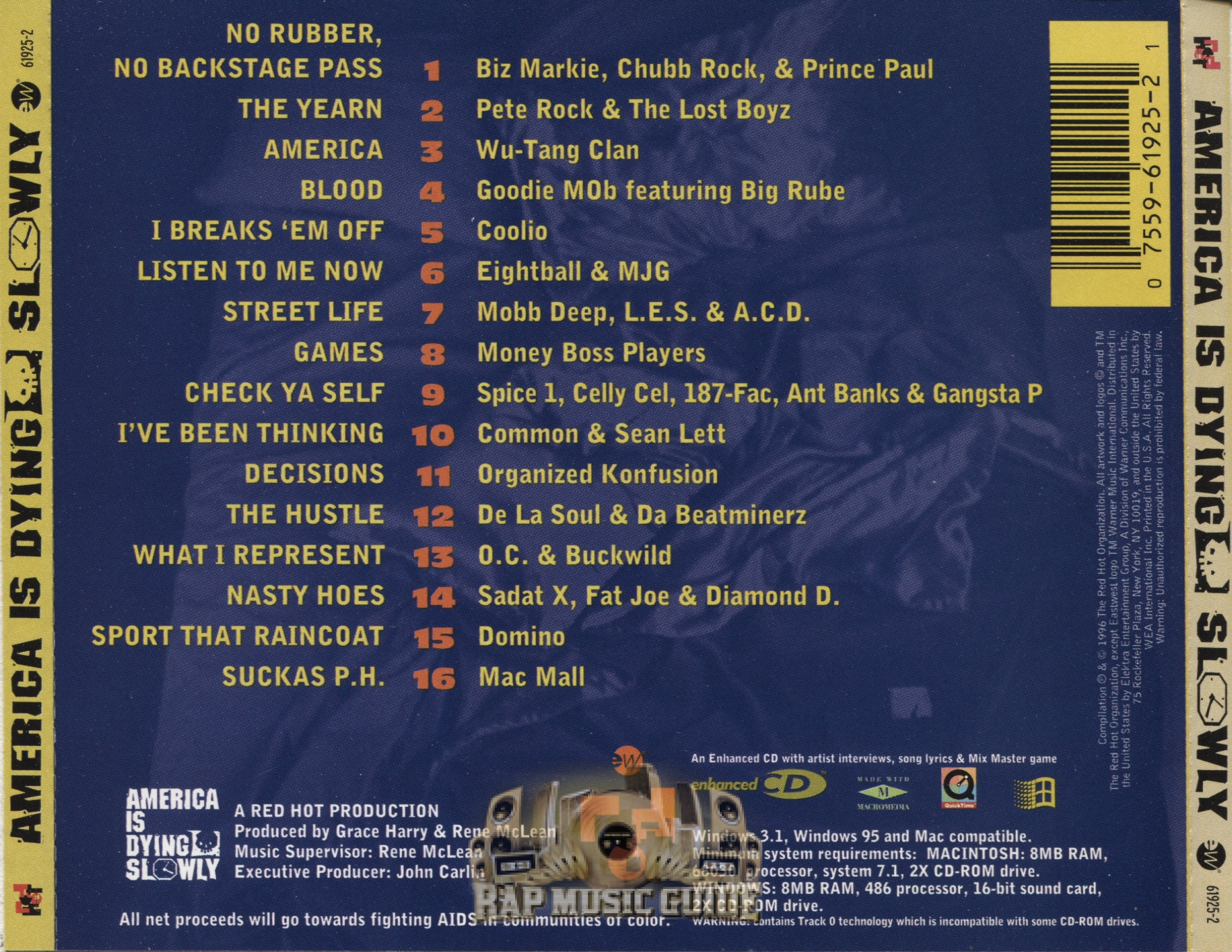 Various Artists - America Is Dying Slowly: CD | Rap Music Guide